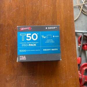 Arrow 5/16-Inch T50 Heavy Duty Staples 5000-Pack Pro-Pack #505IP